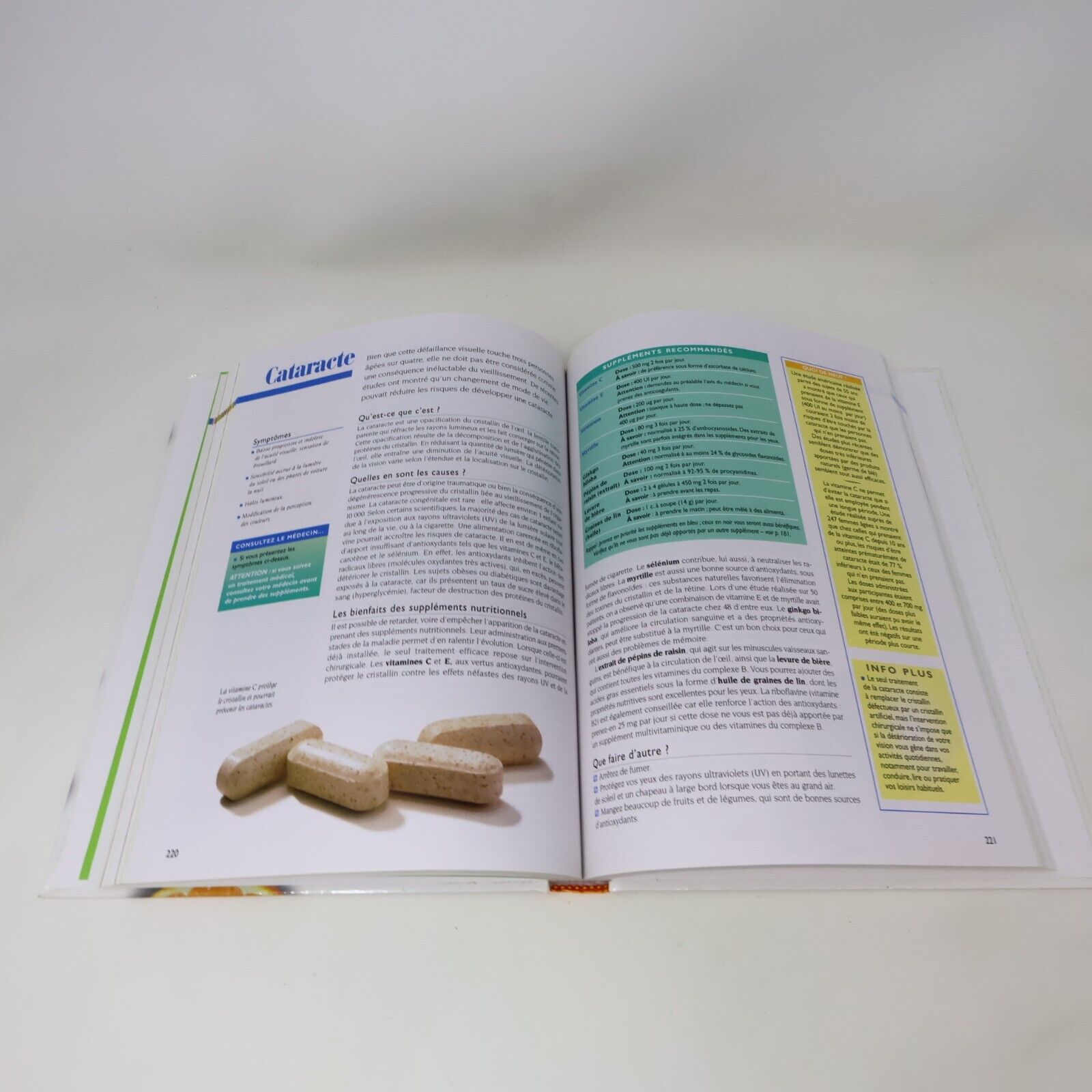 2003 La Santé par les Vitamines et les Minéraux Reader's Digest Français Livre