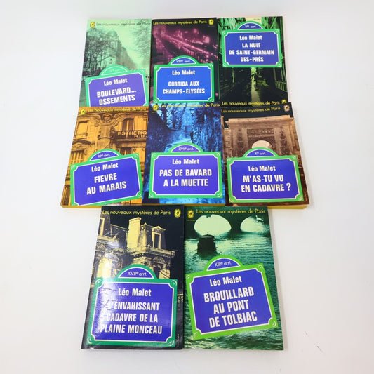Nestor Burma Léo Malet Boulevard Ossements Fièvre au Marais Lot 8 Livres French