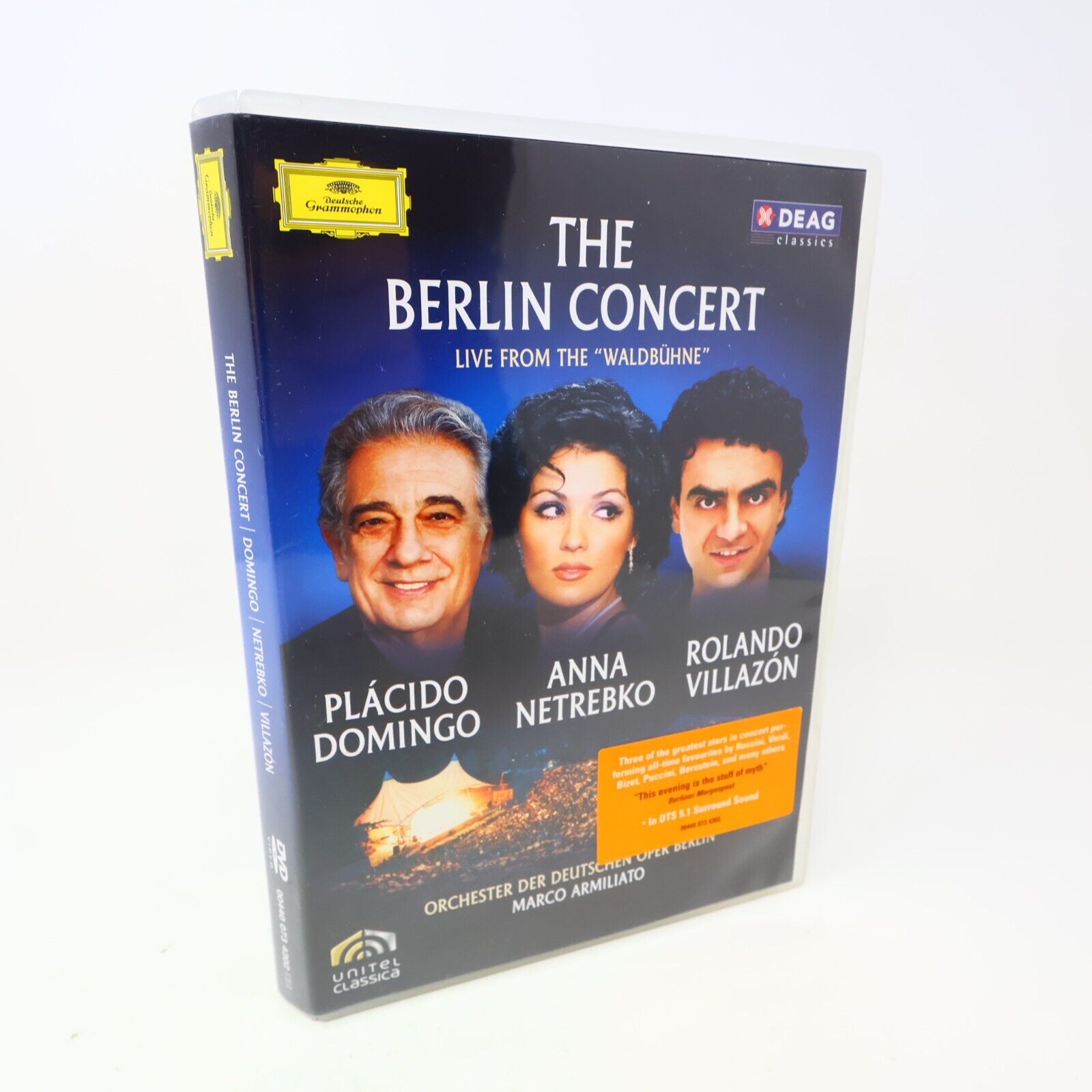 The Berlin Concert Live from the "Waldbühne" DVD Placido Domingo NTSC Tested