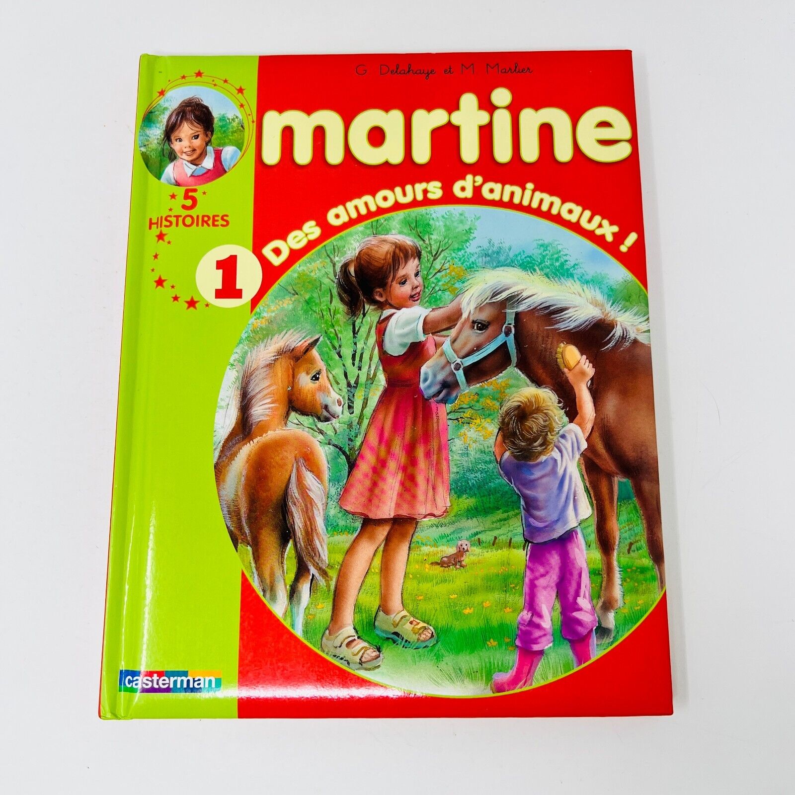 5x Martine Lot d'Omnibus Casterman 32 Histoires au Total Delahaye/Marcel Marlier