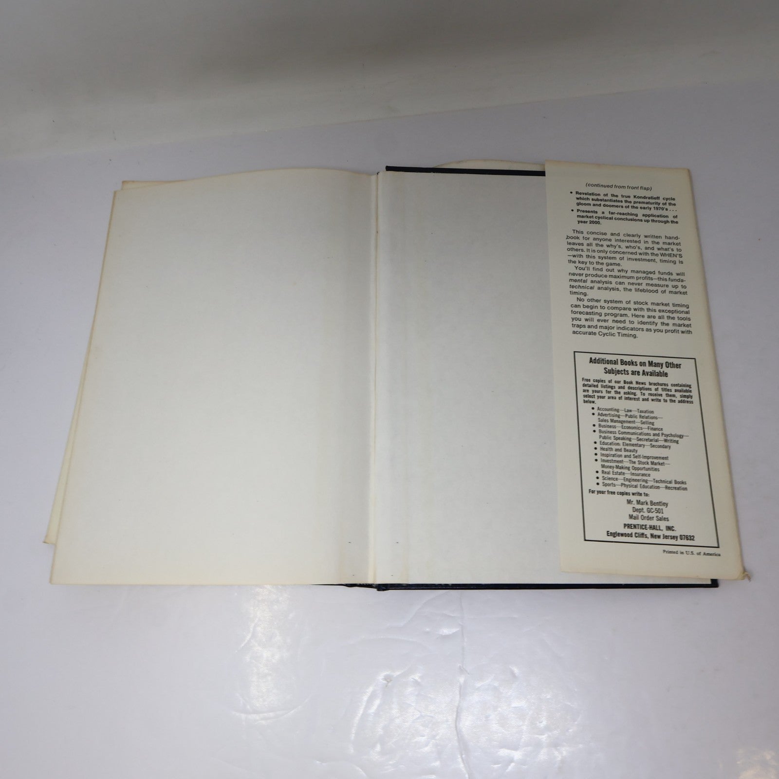Granville's New Strategy of Daily Stock Market Timing For Maximum Profit 1981 HC