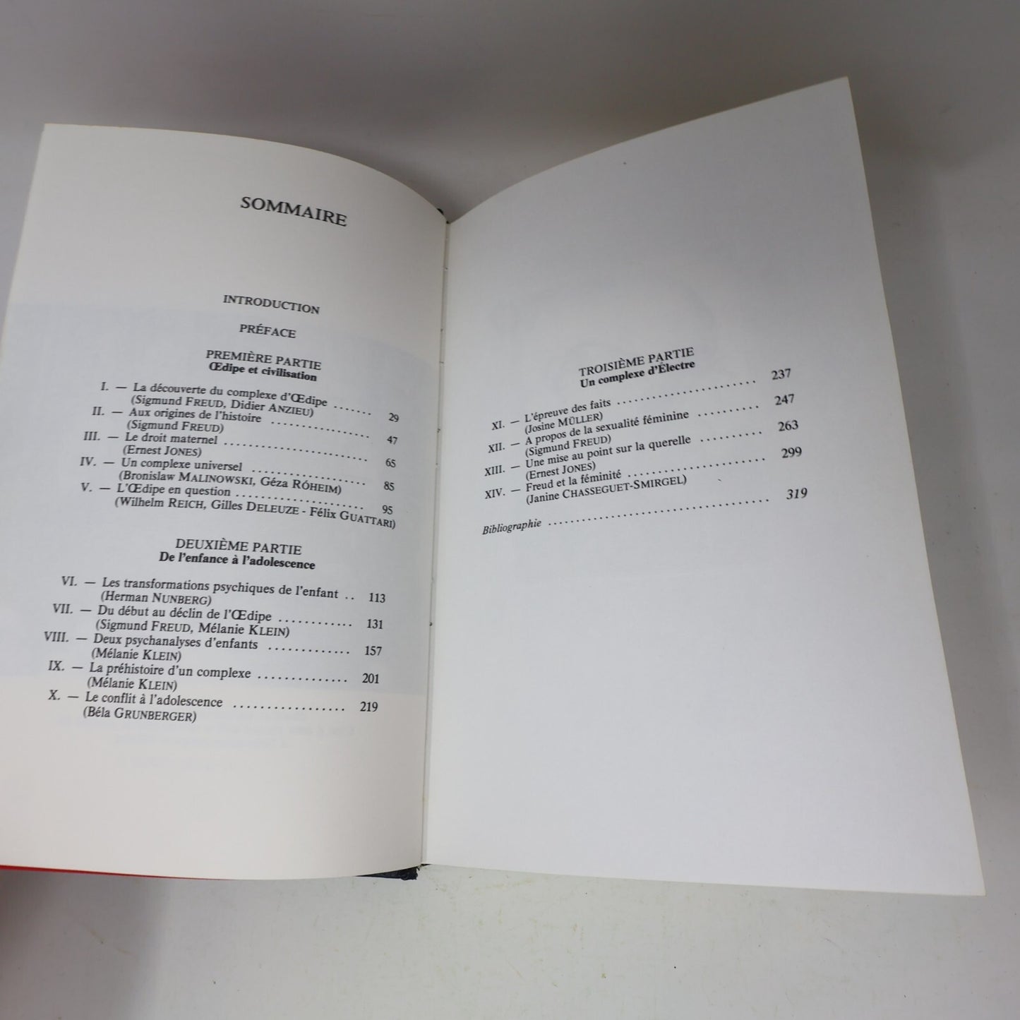Les Grandes Découvertes de la Psychanalyse L'Œdipe un Complexe Universel 1978 HC