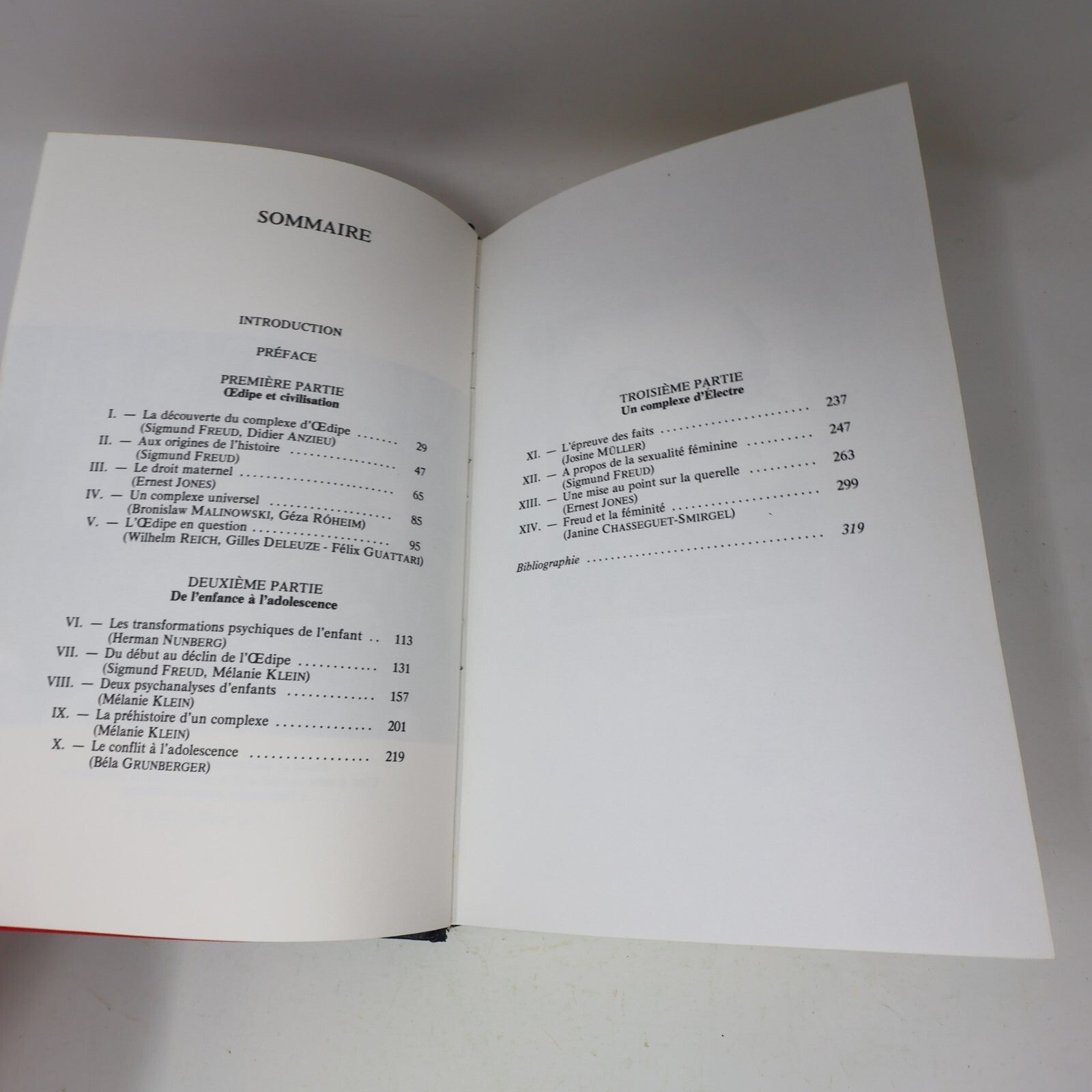 Les Grandes Découvertes de la Psychanalyse L'Œdipe un Complexe Universel 1978 HC