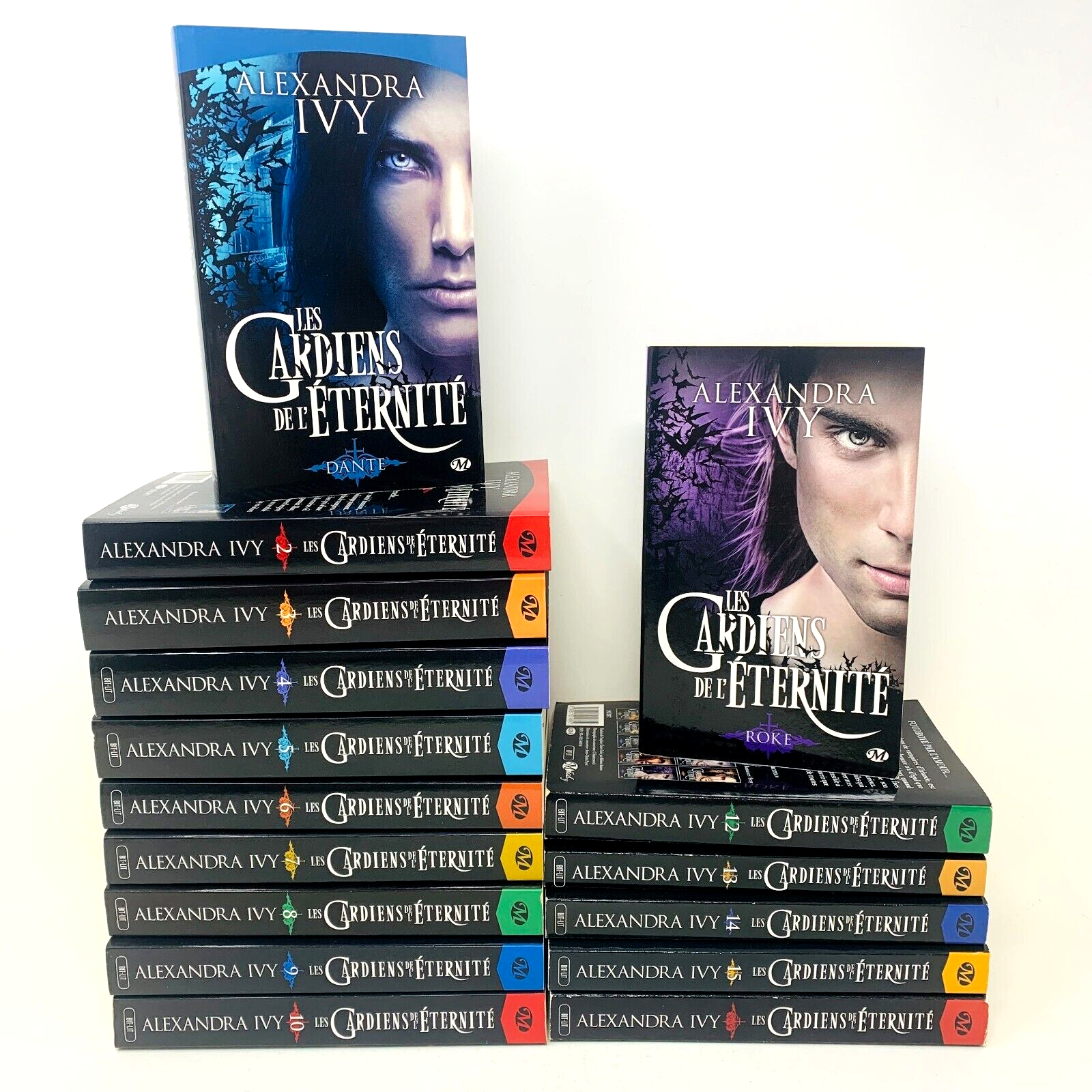 16x Les Gardiens de l'Éternité de Alexandra Ivy Milady Lot Livres Dante Français