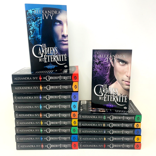 16x Les Gardiens de l'Éternité de Alexandra Ivy Milady Lot Livres Dante Français