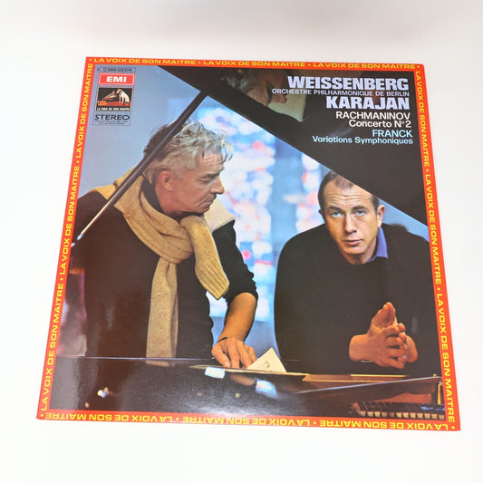 Weissenberg Karajan Berliner Rachmaninov Franck 1973 Disque Record C 069-02374