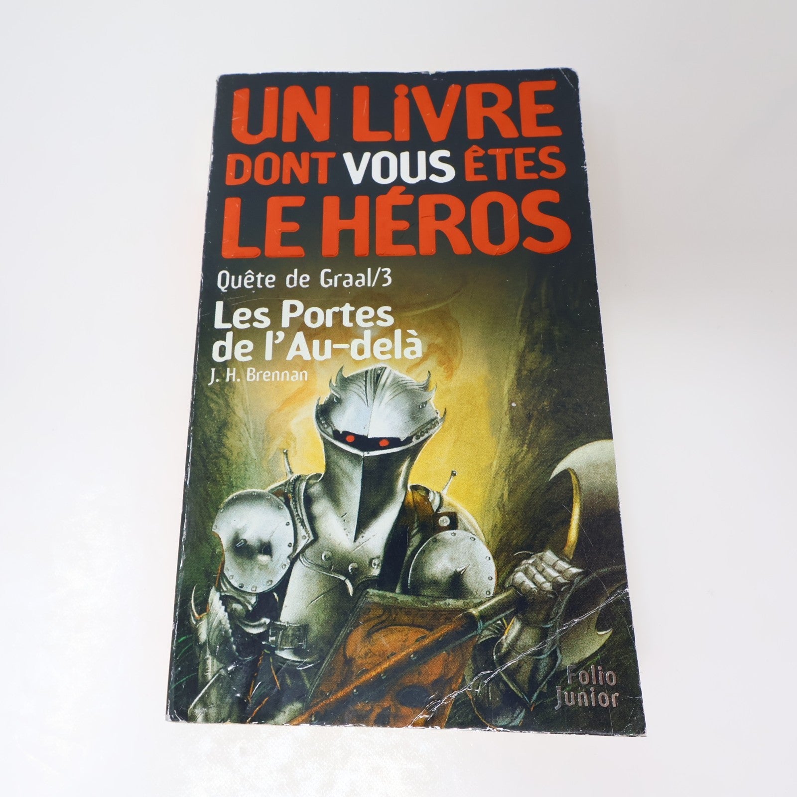 La Quête du Graal #1-3 LDVELH Lot 3 Livres J.H. Brennan Le Château des Ténèbres