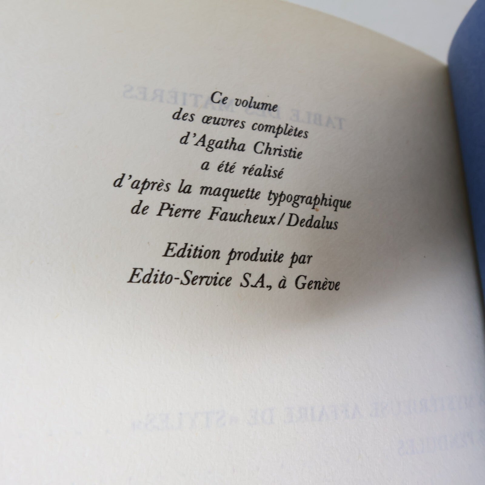 Agatha Christie Oeuvres Complètes Lot 13 Livres Edito-Service Français 70s HC