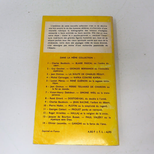 1964 Van Gogh ou la Remontée Vers la Lumière La Recherche de l'Absolu Plon PB