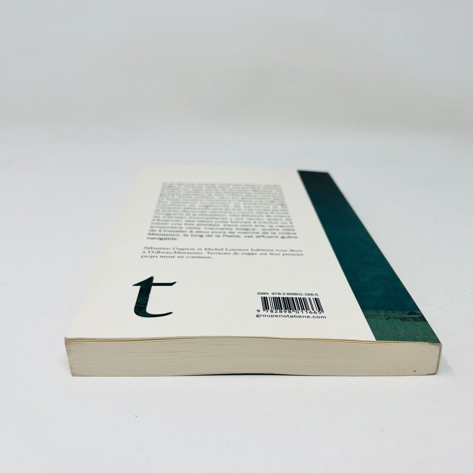 2022 Territoire de Trappe Gagnon/Lemieux Roman Fiction Français Livre Triptyque