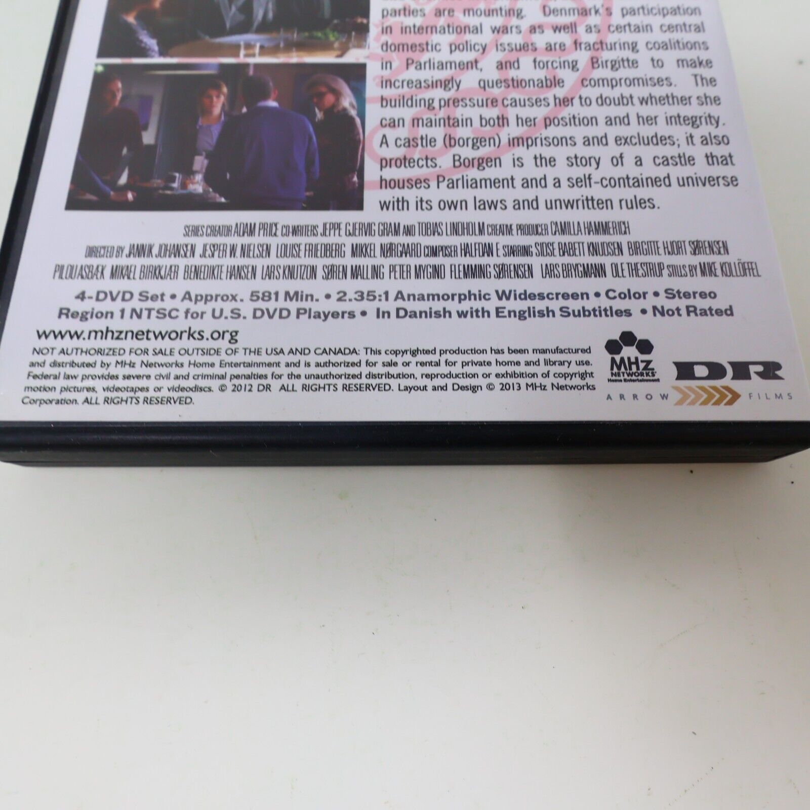 Borgen Season 2 DVD Tested NTSC Region 1 Danish with English Subtitles MHZ 2013