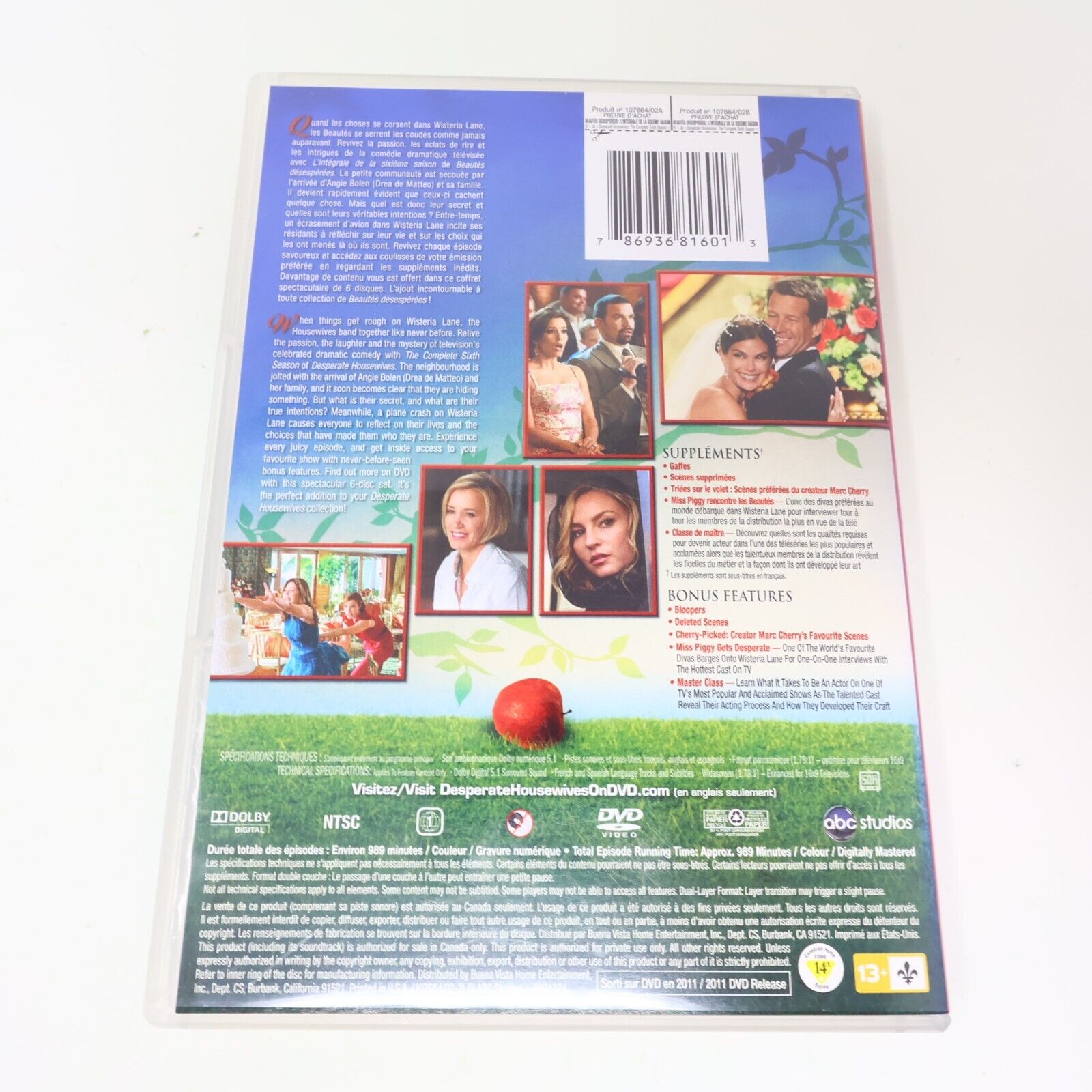 Beautés Désespérées / Desperate Housewives Saison 6 DVD NTSC Français English