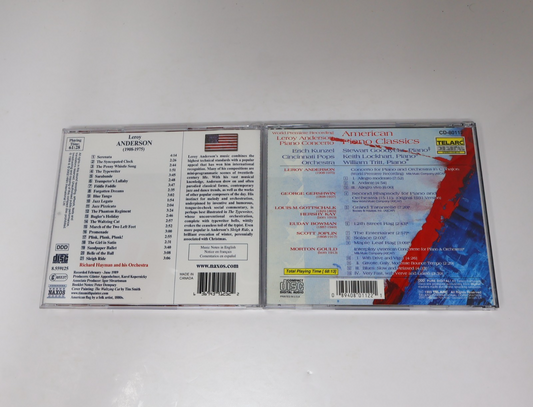 Leroy Anderson 2 CD Lot Orchestral Favourites/American Piano Classics Blue Tango
