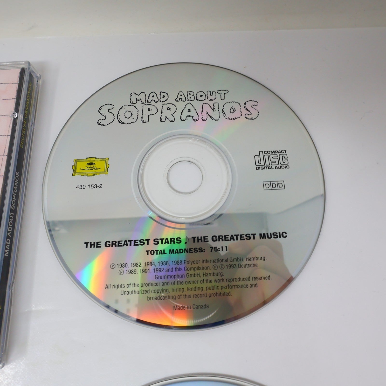 Mad About Tenors/Sopranos 2 CD Lot Deutsche Grammophon Puccini/Verdi/Offenbach
