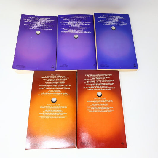 Lot 5 Isaac Asimov Présence du Futur Fondation Histoires Mystérieuses Empire 70s