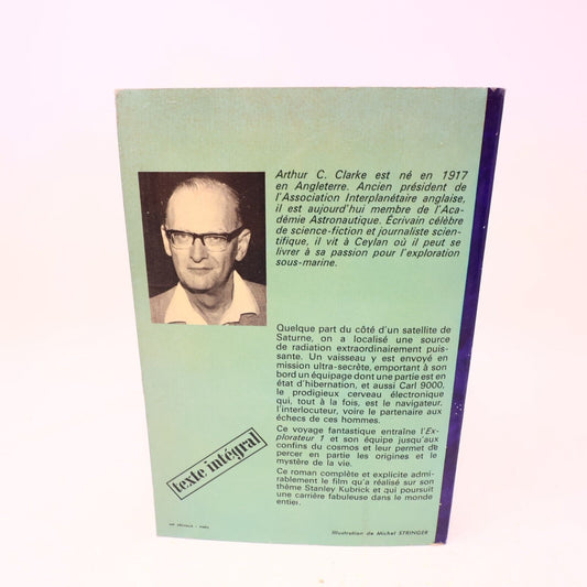 2001 Odysée de l'Espace Arthur C. Clarke 1970 J'ai Lu Français Paperback Livre