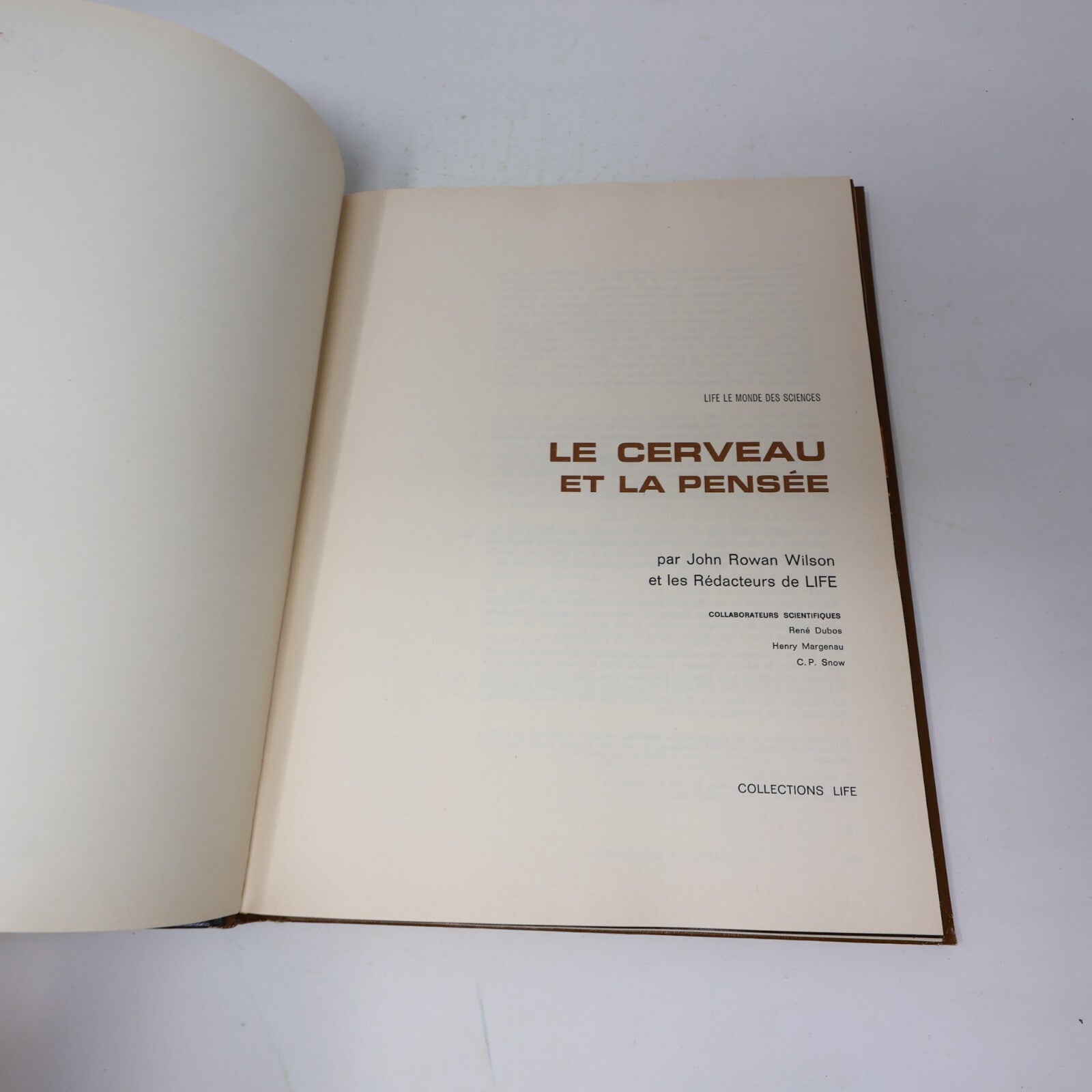 Life Le Monde Vivant/des Sciences Croissance Évolution Lot 4 Livres Français HC