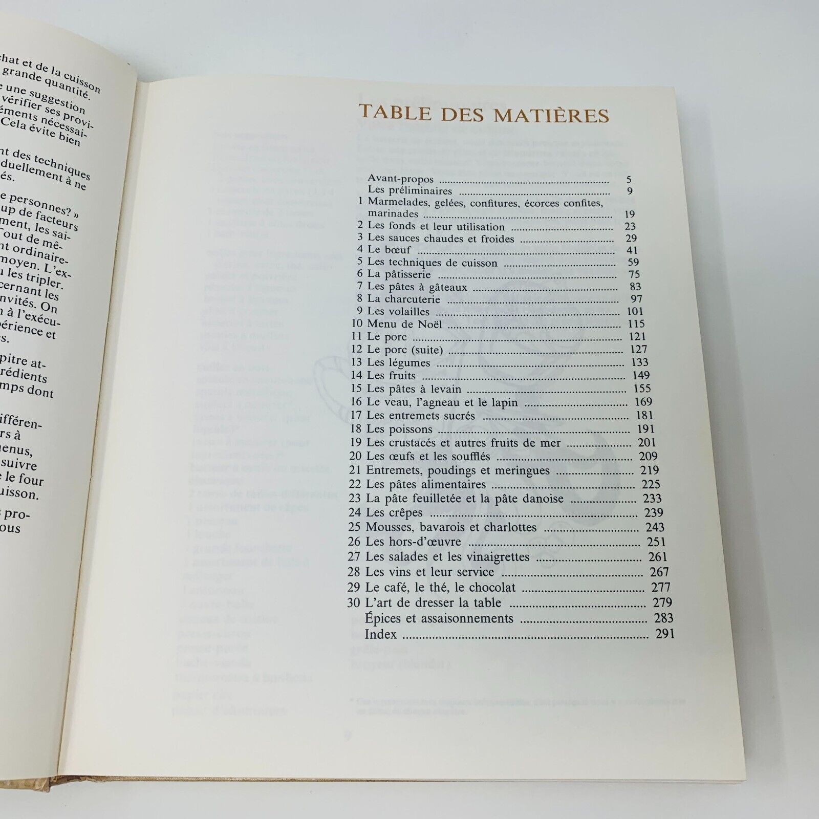 1973 La Cuisine de Monique Chevrier Mirabel Livre Recettes en Français Cookbook