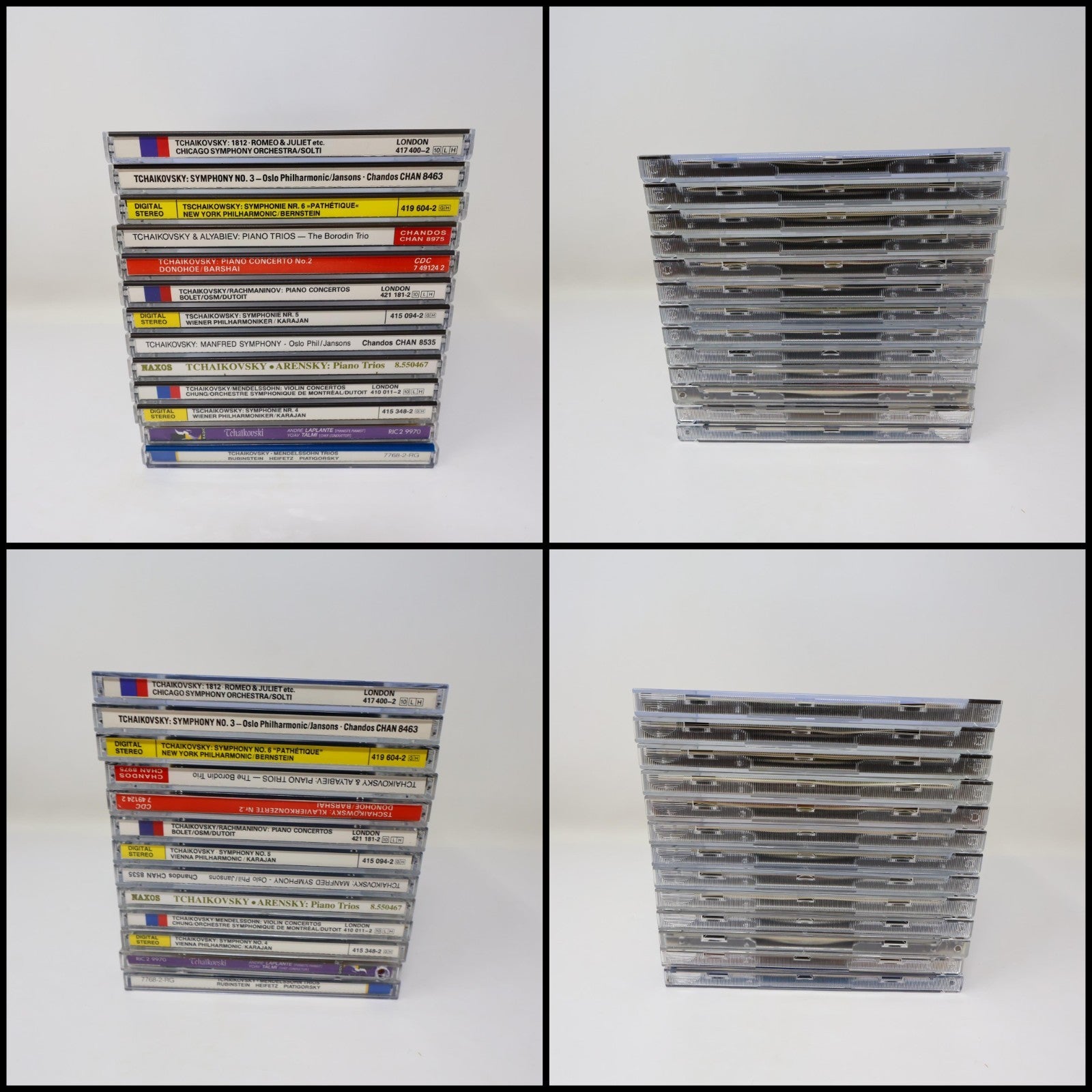 Tchaikovsky 13 CD Lot Sir Georg Solti/Charles Dutoit/Kyung Wha Chung/Jansons