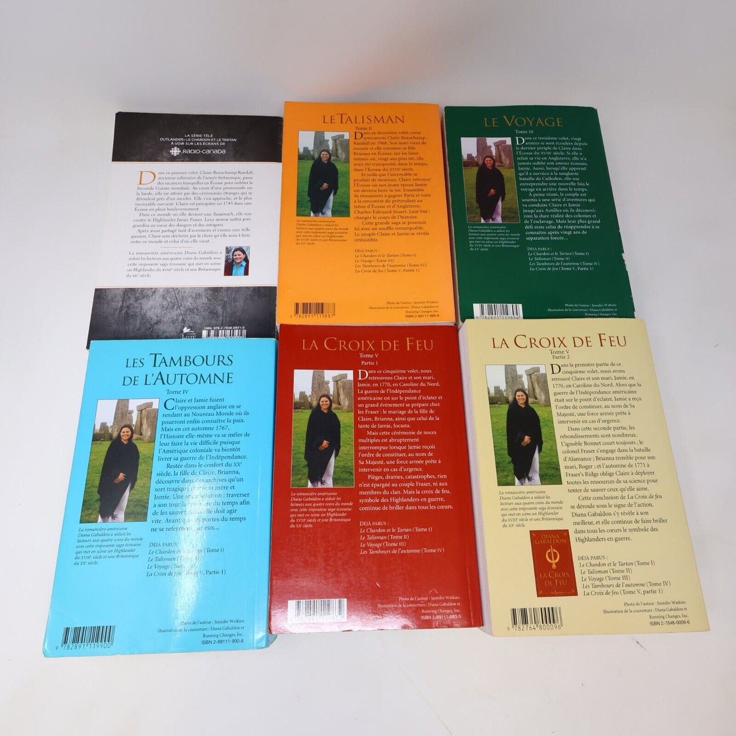 Le Chardon et le Tartan Outlander Lot 13 Livres Diana Gabaldon Français French