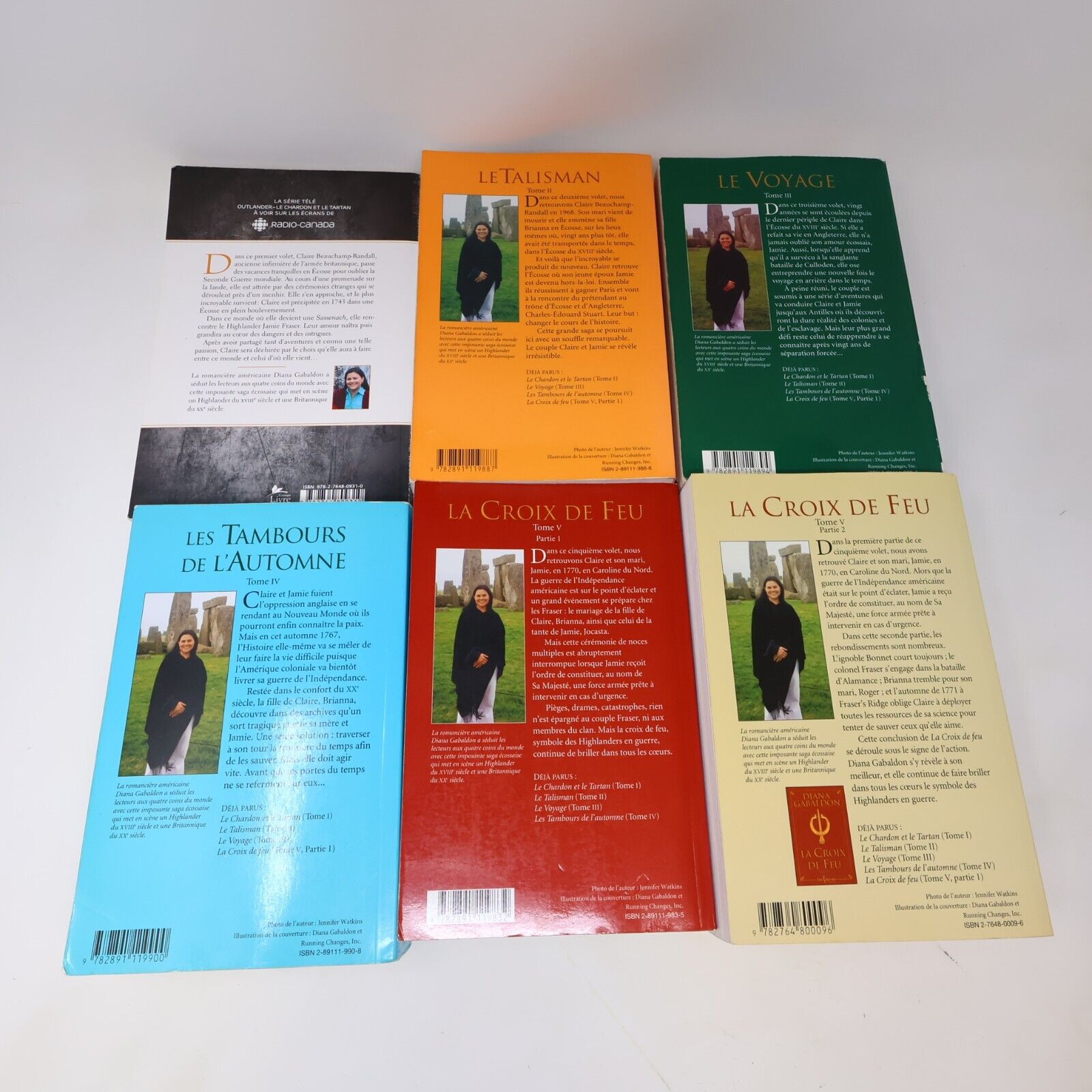 Le Chardon et le Tartan Outlander Lot 13 Livres Diana Gabaldon Français French