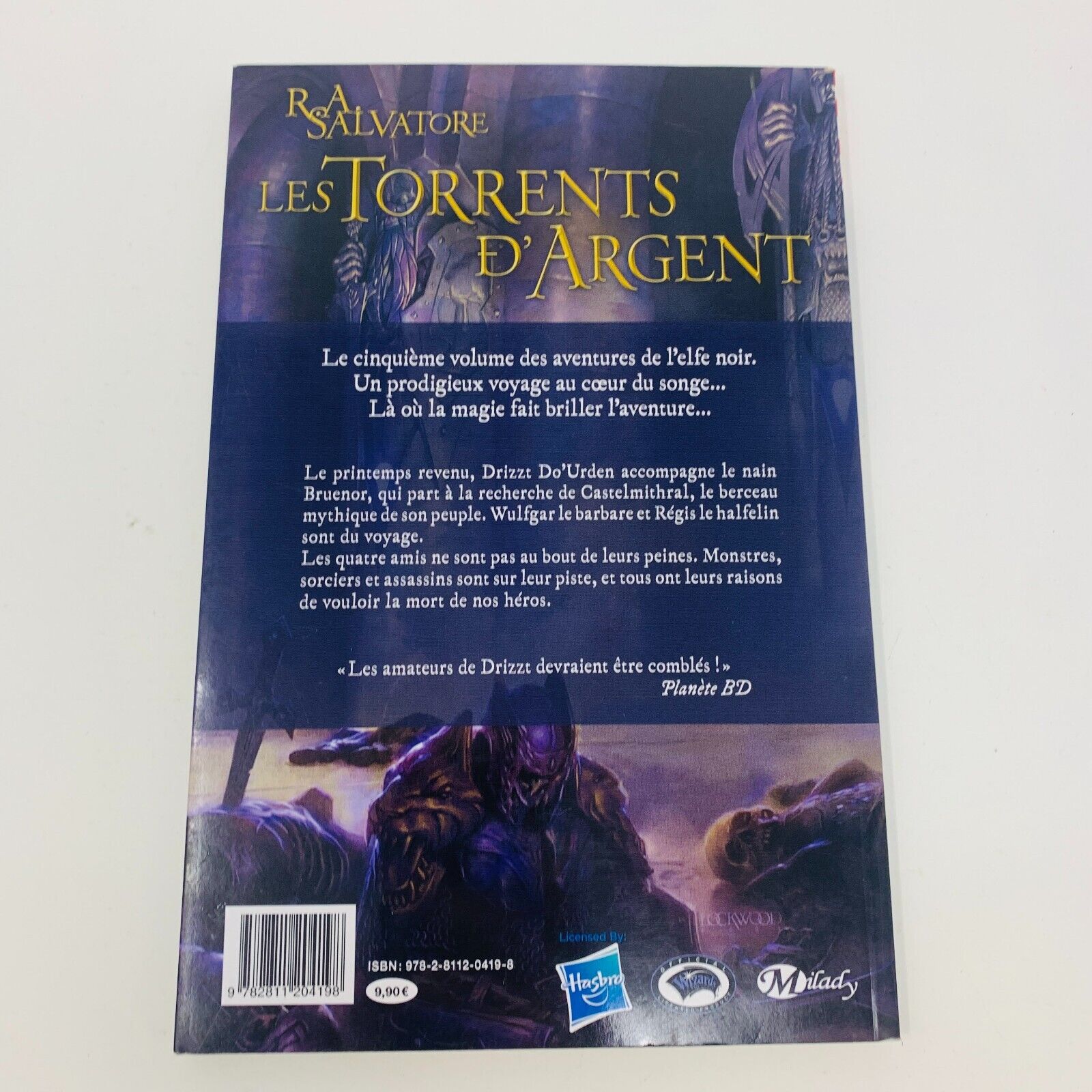 La Légende de Drizzt #5 Les Torrents D'Argent BD Les Royaumes Oubliés Salvatore