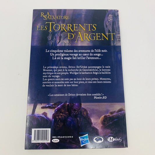 La Légende de Drizzt #5 Les Torrents D'Argent BD Les Royaumes Oubliés Salvatore