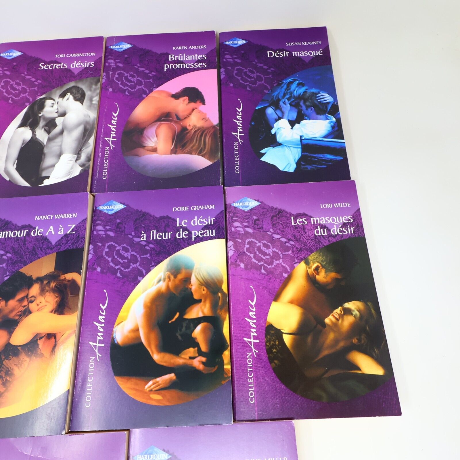 Harlequin Collection Audace Romance Érotisme Lot 11 Livres Français French 2000s