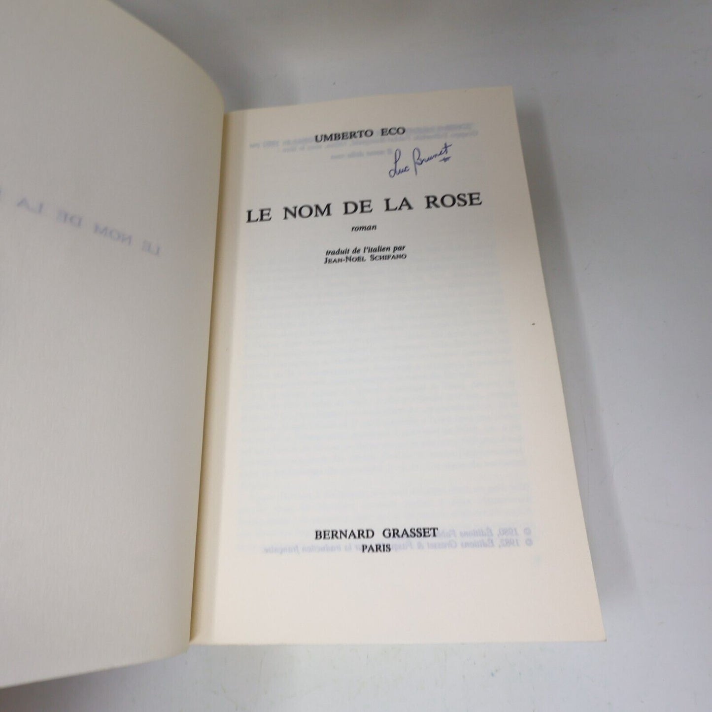 Umberto Eco Le Nom de la Rose Baudolino Pendule de Foucault Lot 4 Livres Roman