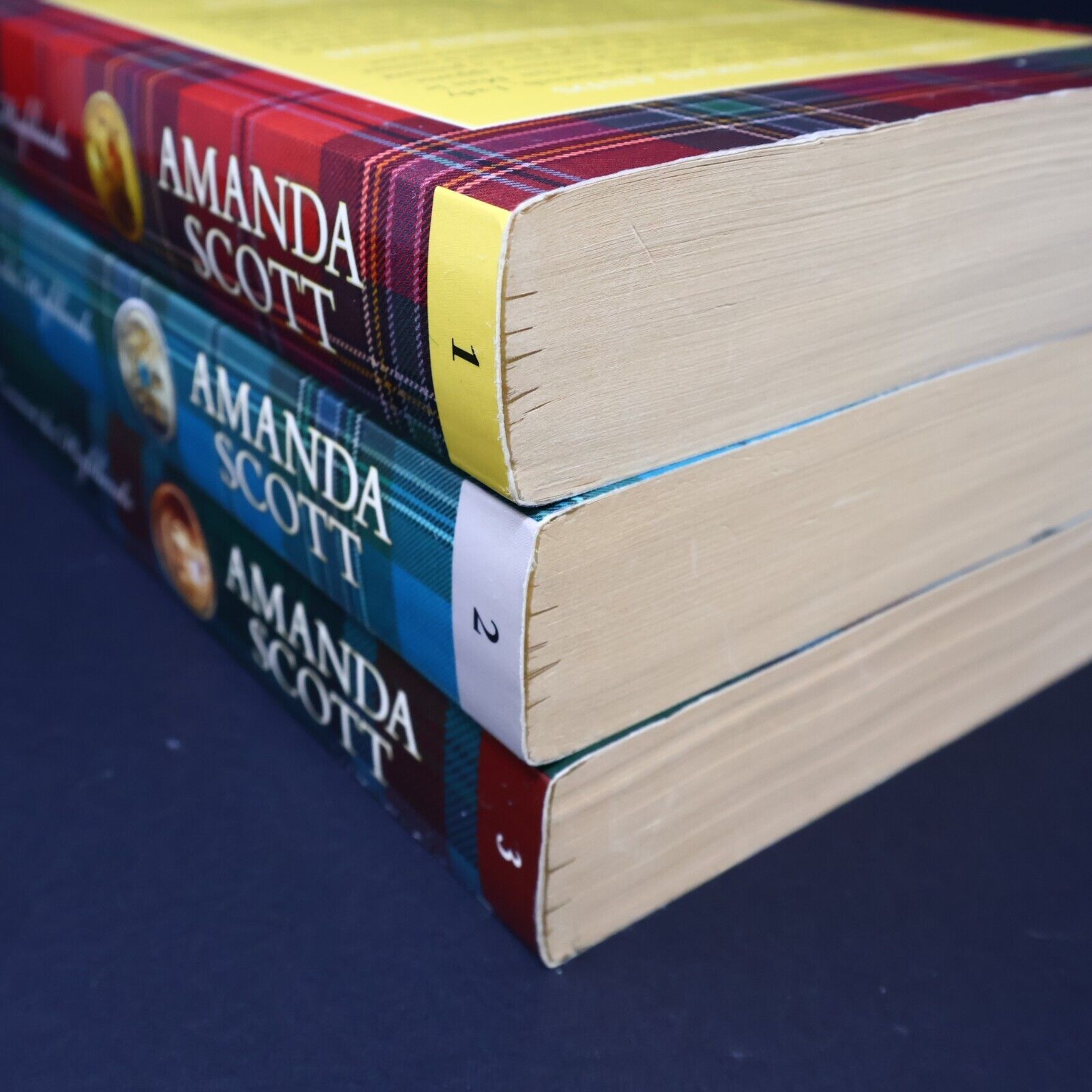 Lot 3 Livres Les Chevaliers Écossais #1-3 Amanda Scott Série Complète Français