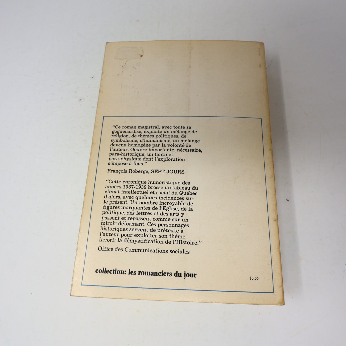 Jacques Ferron Lot 5 Livres L'Amélanchier/Ciel du Québec Littérature Québécoise