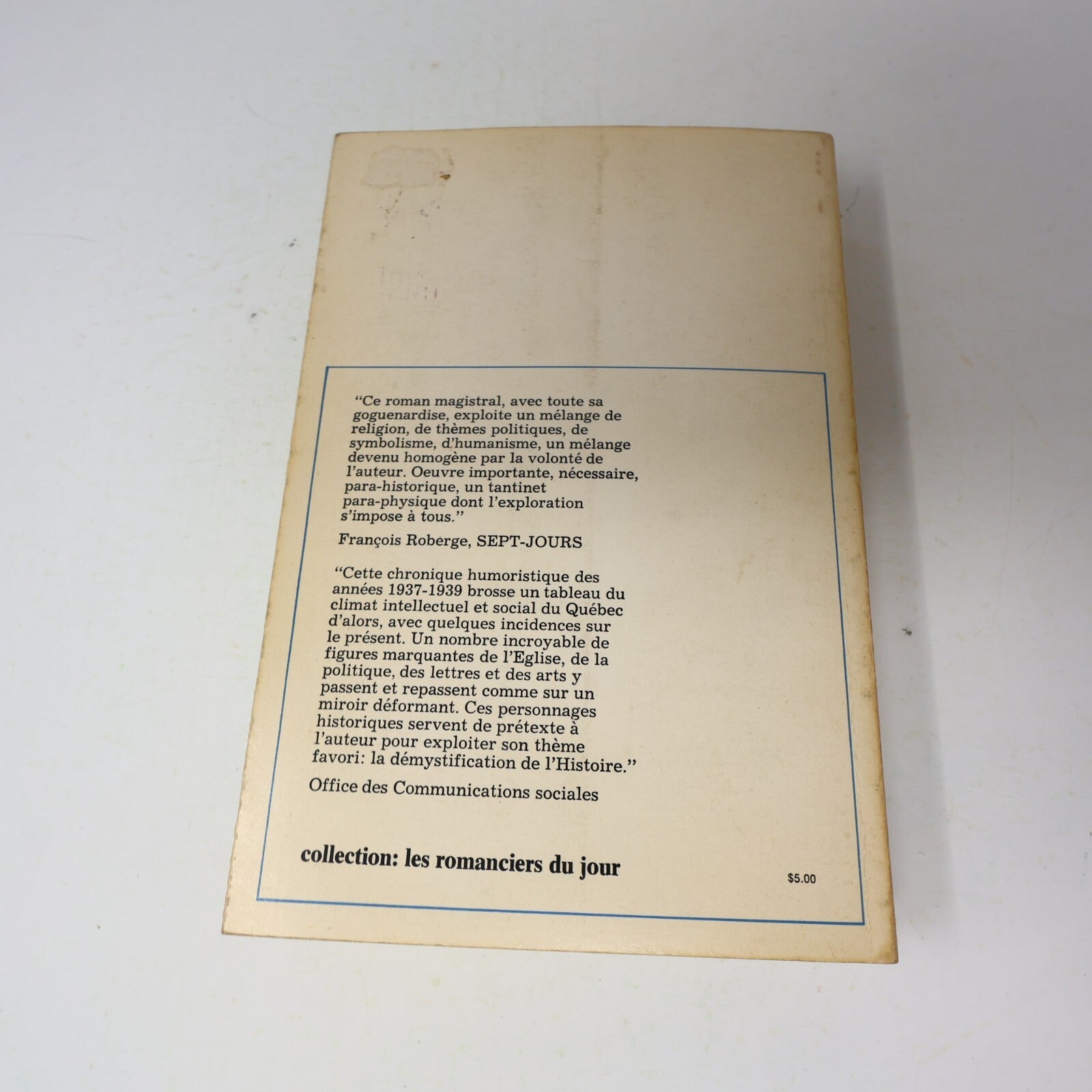 Jacques Ferron Lot 5 Livres L'Amélanchier/Ciel du Québec Littérature Québécoise