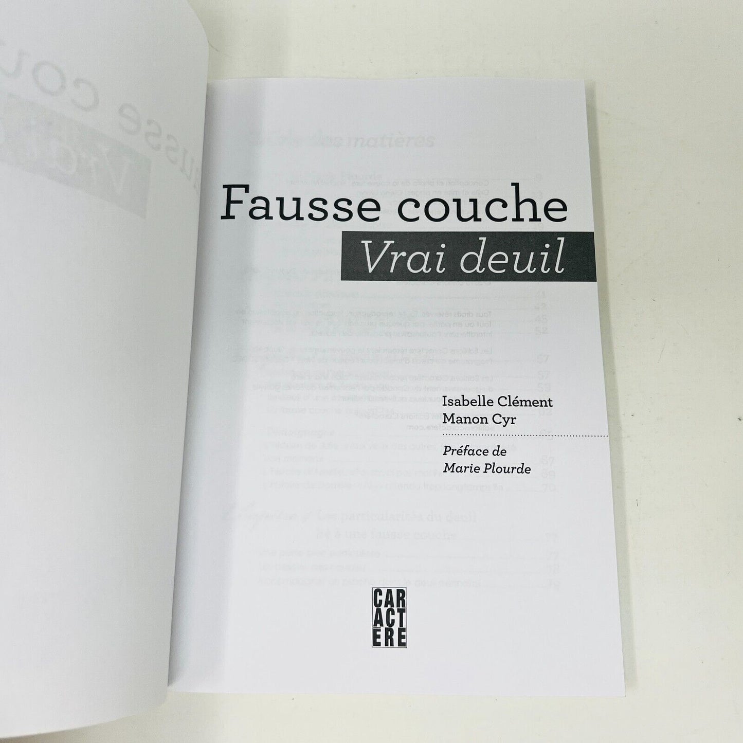 2013 Fausse Couche Vrai Deuil Clément/Cyr Psychologie Conseils Français Livre PB