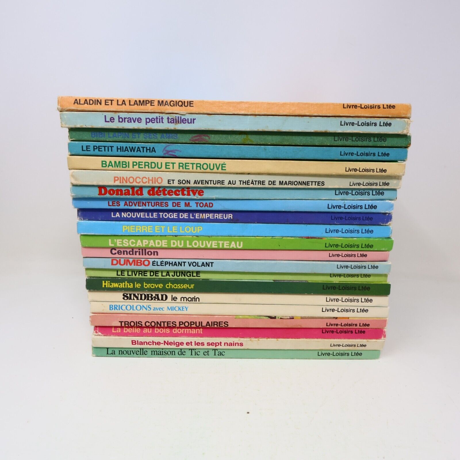 21x Livres Merveilleux de Disney Jeunes Enfants Livre-Loisirs Lot Français HC