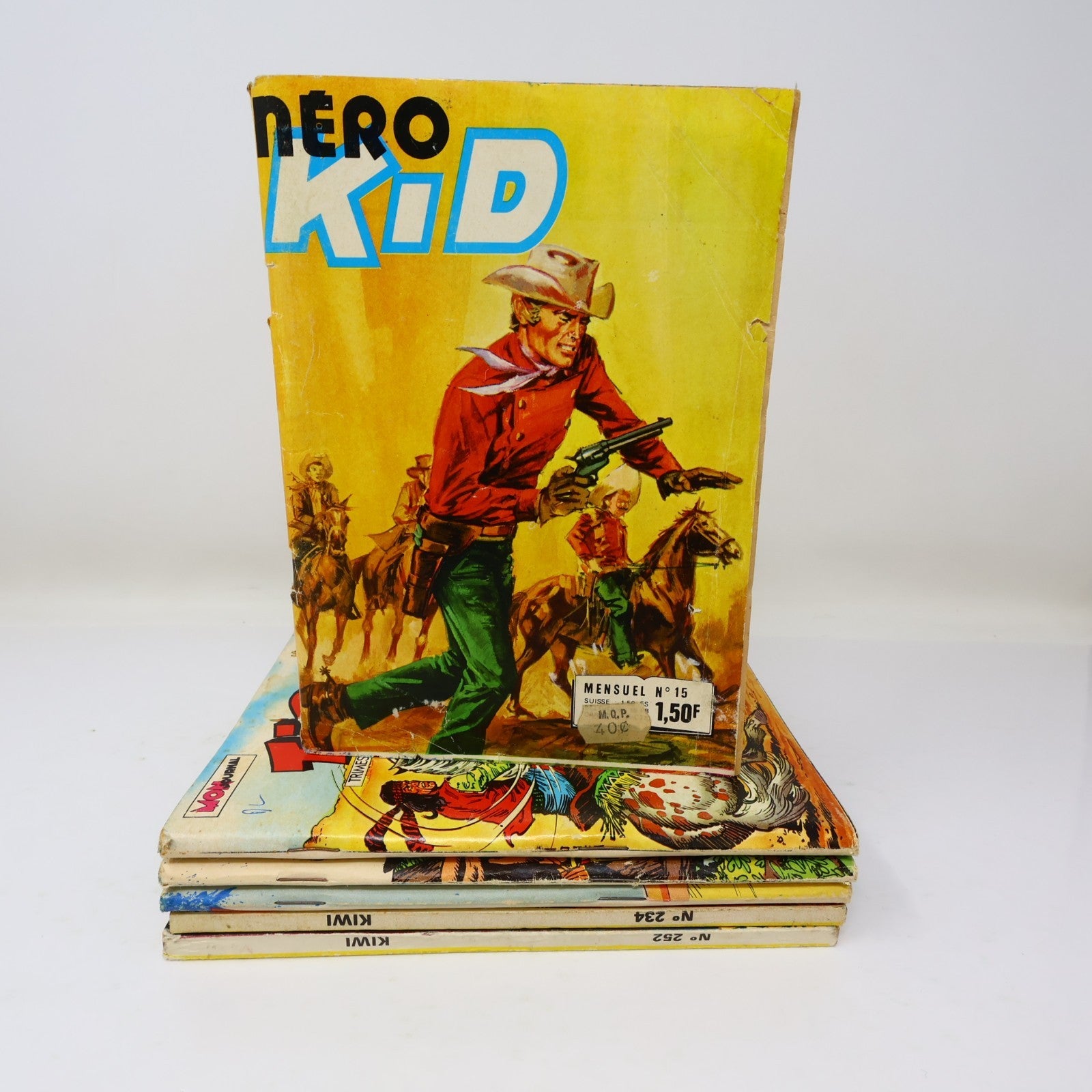 Tipi/Néro Kid/Kiwi/Yampa/Rodeo Lot 6 Bandes dessinées Western Français 1974-76