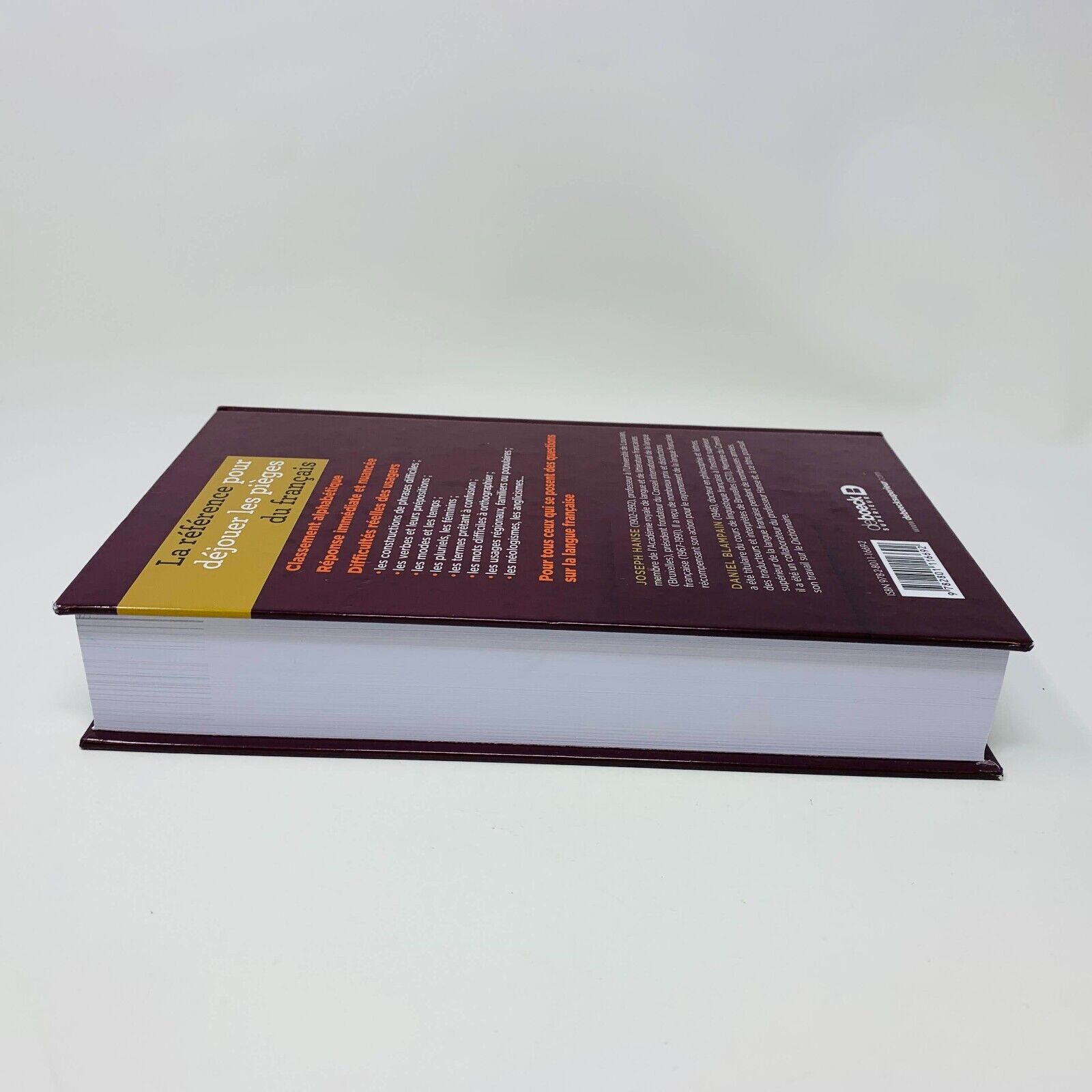 2019 Dictionnaire des Difficultés du Français De Boeck 6e Édition Blampain Hanse