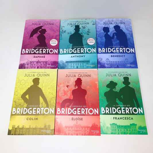 La Chronique des Bridgerton #1-9 Lot 9 Livres Julia Quinn Série Complète French