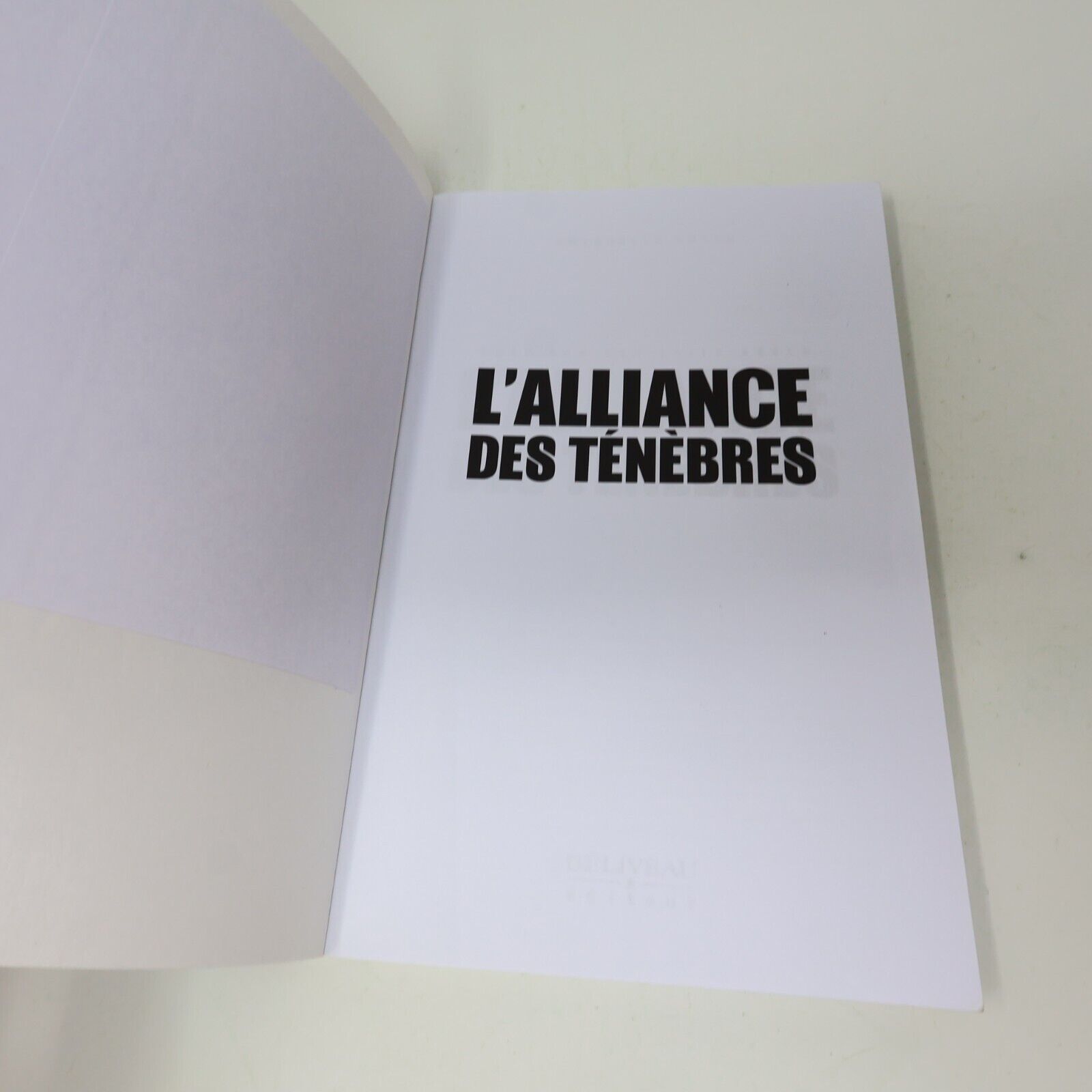 2018 L'Alliance des Ténèbres Annabelle Boyer Béliveau Français Paperback Fantasy