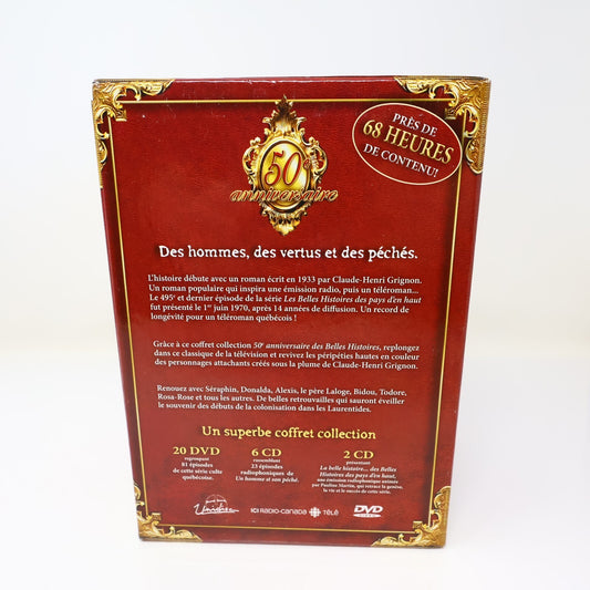 Les Belles Histoires des Pays d'en Haut Coffret 20 DVD/8 CD 4:3 Séraphin/Donalda