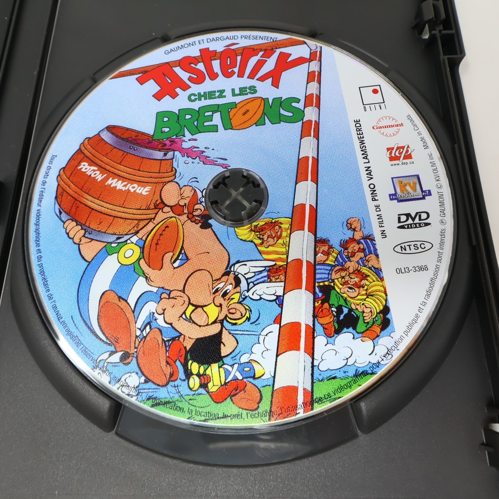 Astérix Chez les Bretons DVD NTSC Région 1 4:3 Jules César/Idéfix/Obélix/Potion
