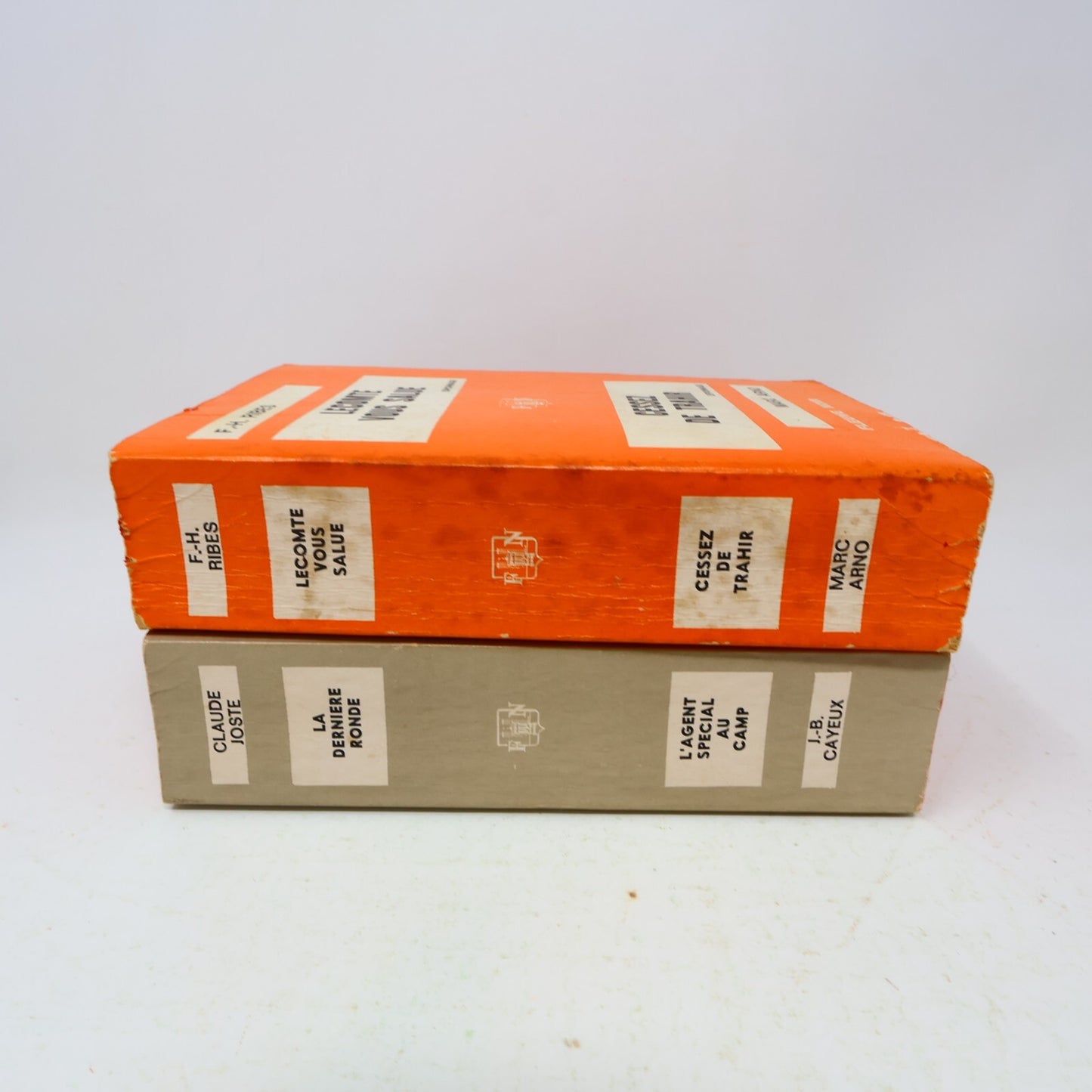 Lot 2 Livres Espionnage Fleuve Noir Ribes/Joste/Arno Le Comte Vous Salue 1960s