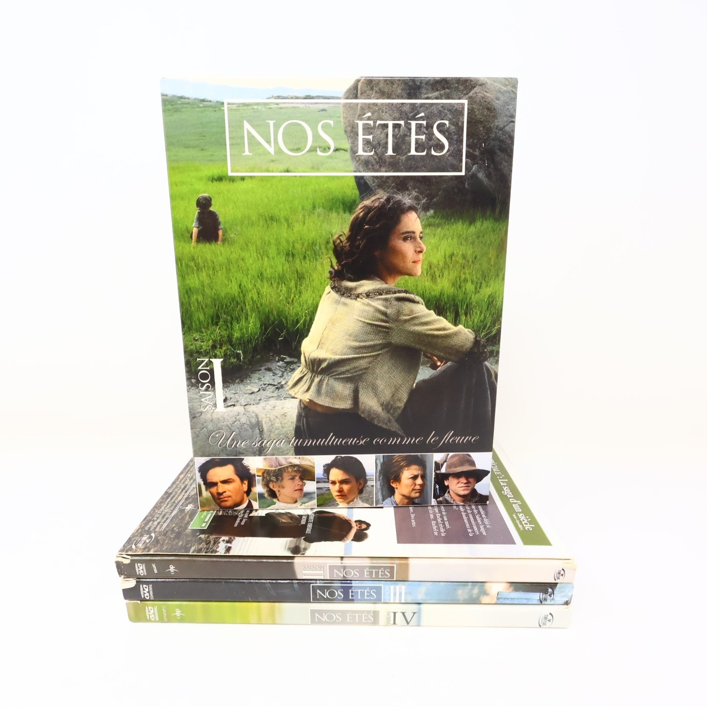 Nos Étés Saison #1-2-3-4 Lot 4 DVD Série Complète Patrick Labbé/Fanny Mallette