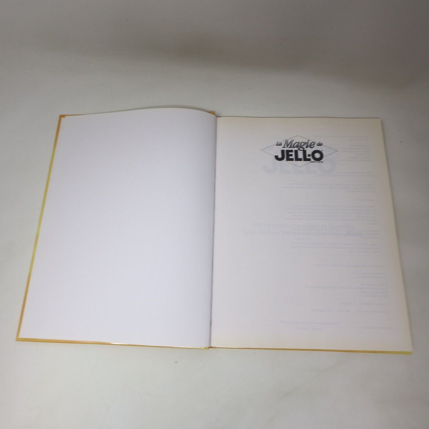 1997 La Magie de Jell-O Desserts et Goûters 100 Recettes Cuisine Boyer/Gingras