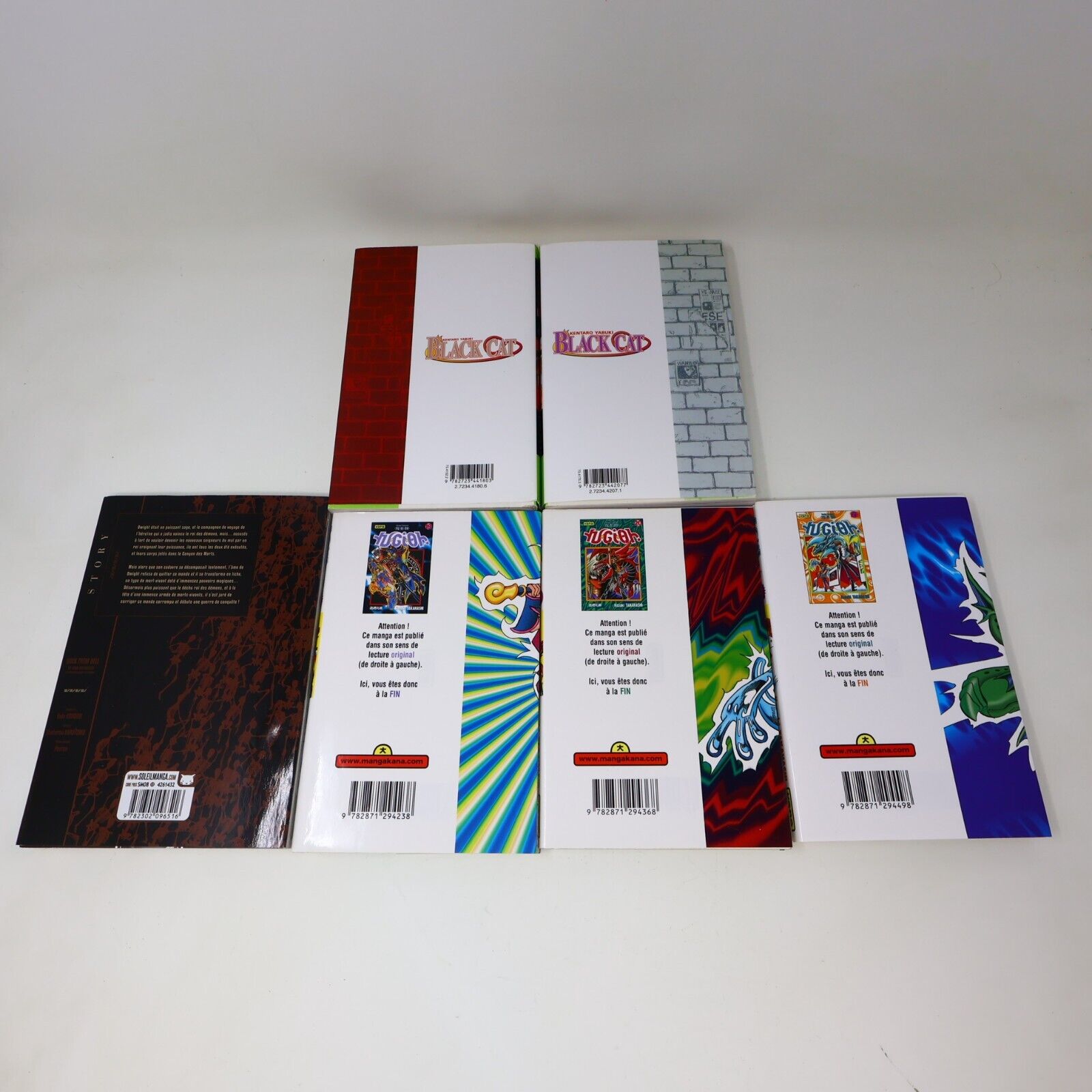 Back From Hell Yugioh Black Cat Lot 6 Mangas Français French Kana/Glénat/Soleil