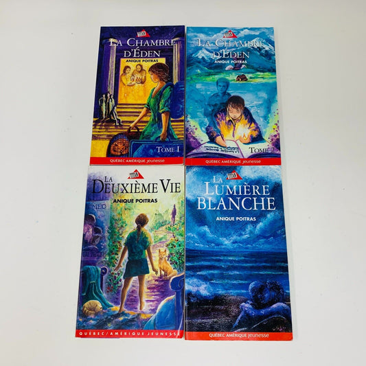 La Chambre d'Éden/Lumière Blanche/Deuxième Vie Titan Anique Poitras Lot 4 Livres