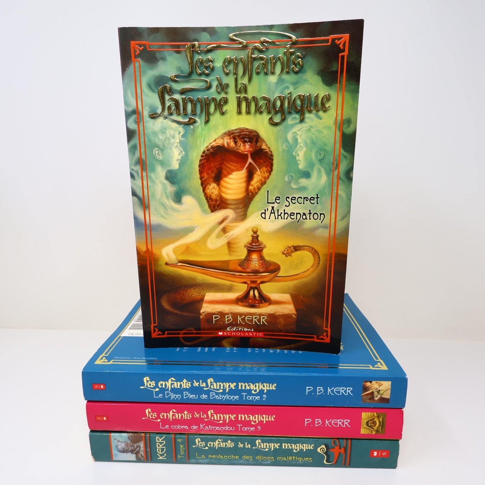 Les Enfants de la Lampe Magique #1-4 Lot 4 Livres P. B. Kerr Français French PB