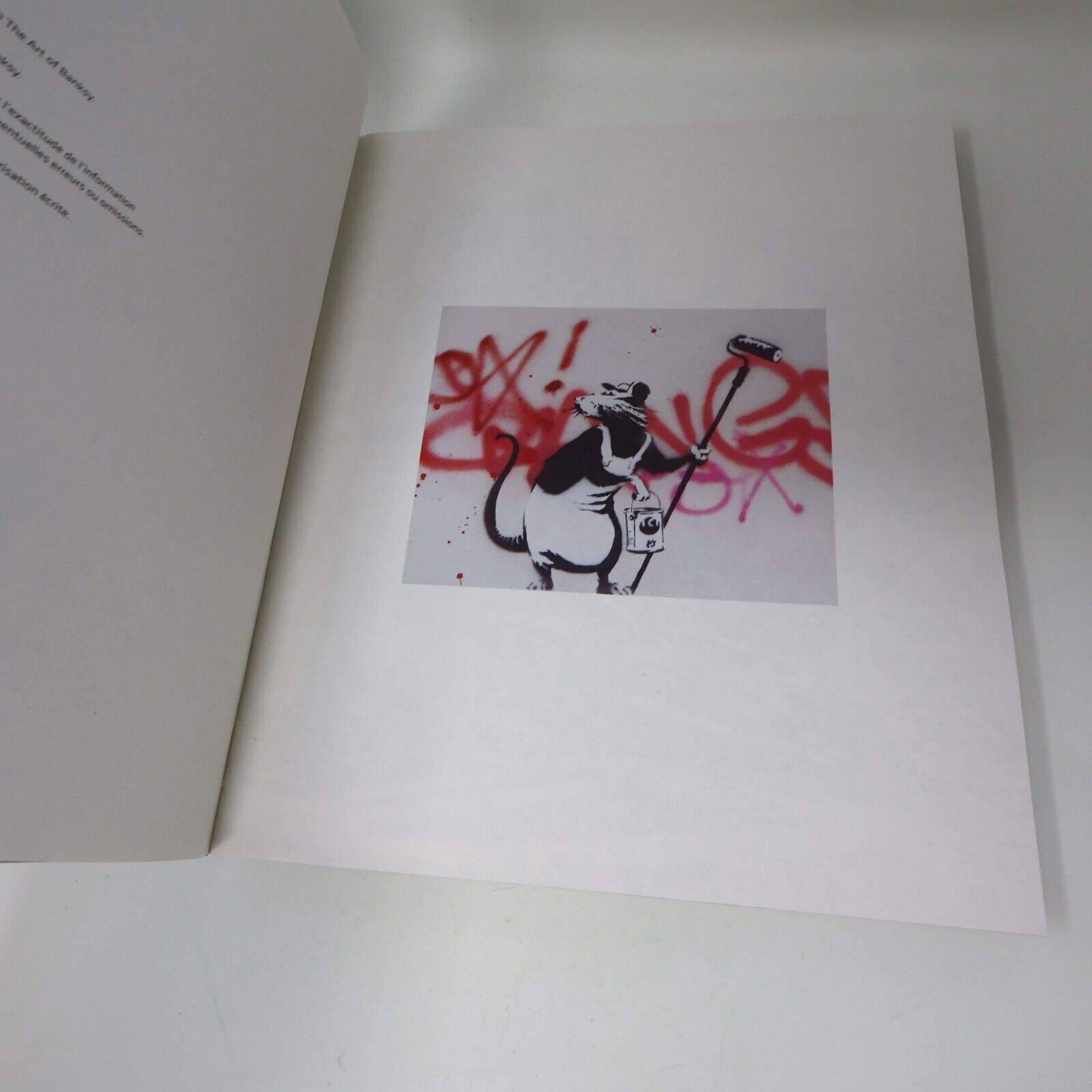Exposition the Art of Banksy Tansel Baybara Français French Paperback Catalogue