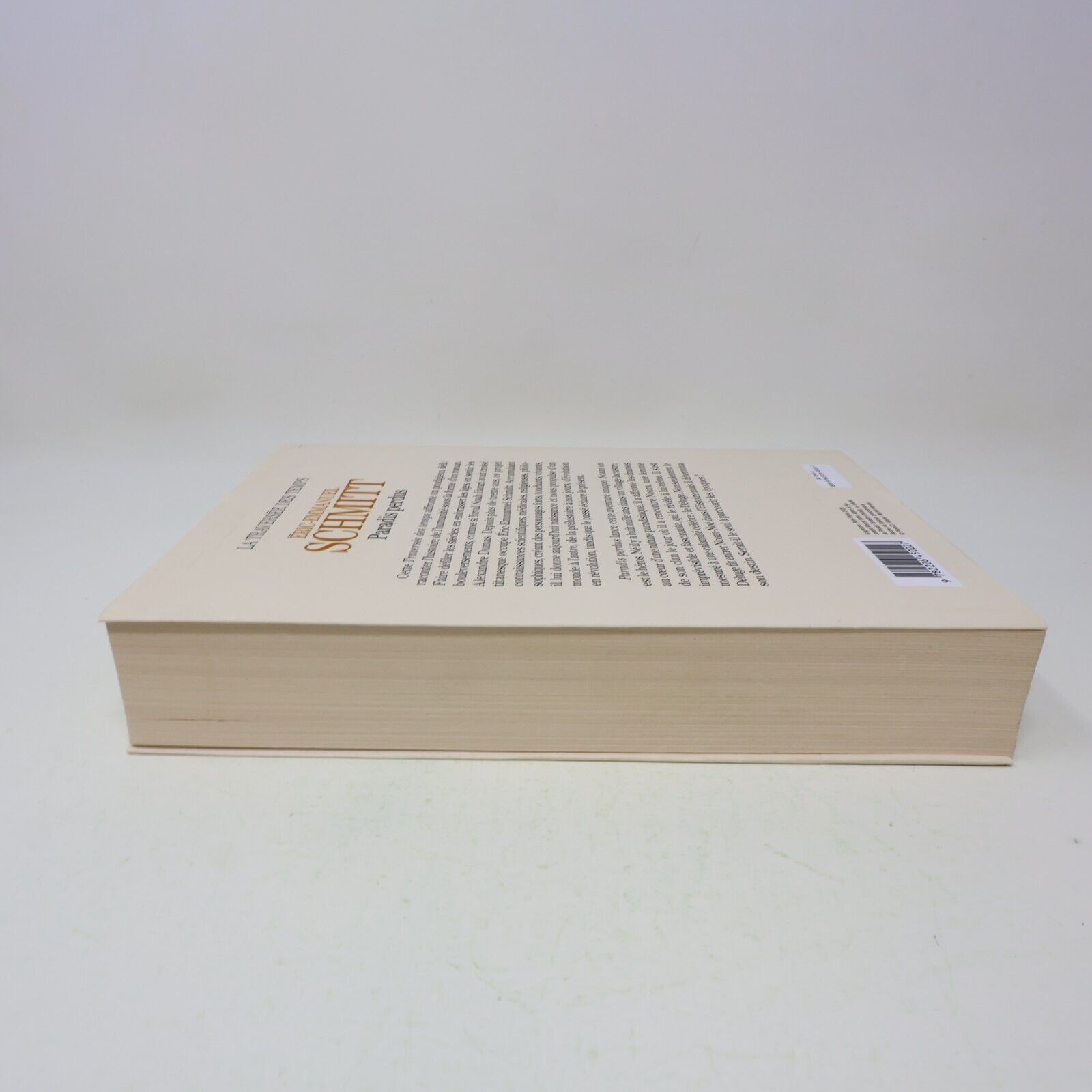 2021 Paradis Perdus Roman Éric-Emmanuel Schmitt La Traversée des Temps #1 Livre