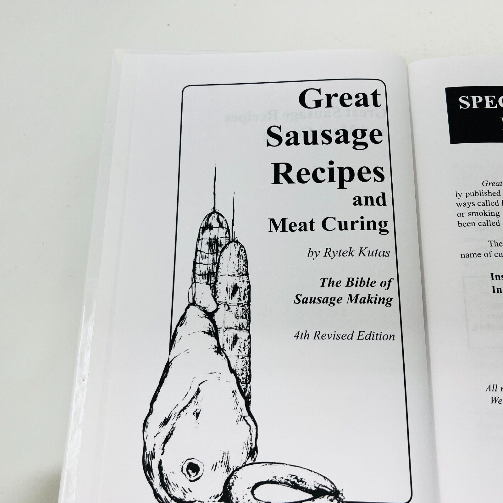 2008 Great Sausage Recipes and Meat Curing by Rytek Kutas Cookbook Sausage Maker