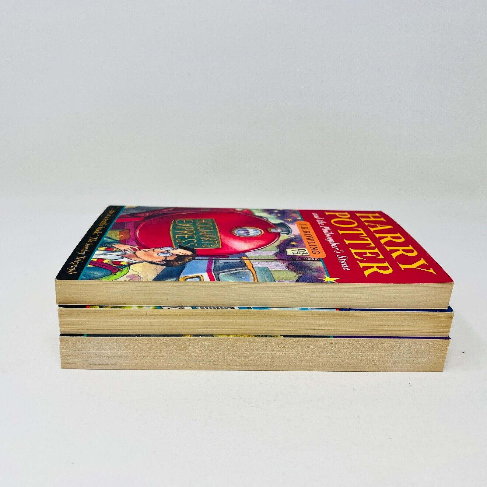 Harry Potter #1-2-3 Lot of Raincoast Paperback Books Rowling Philosopher's Stone